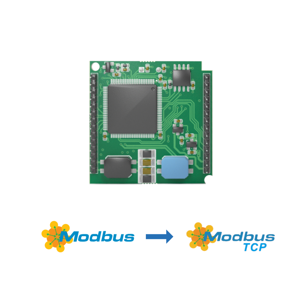 MC0304 Modbus转Modbus-TCP嵌入式核心模块