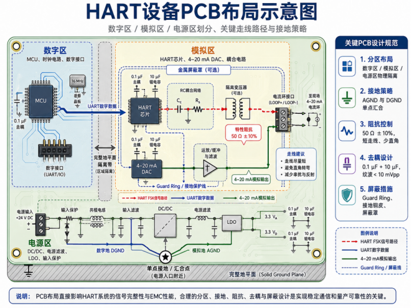HART设备PCB布局示意图.png